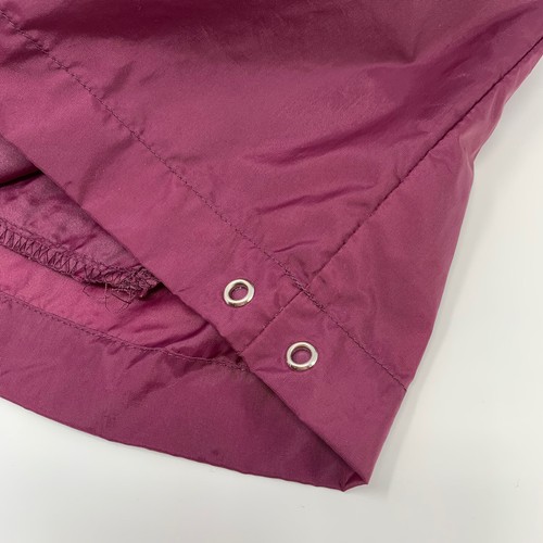 Nike Silver Tag Packable Windbreaker Jacket Maroon Teal Girls Lrg 14-16 Preowned - Picture 7 of 12