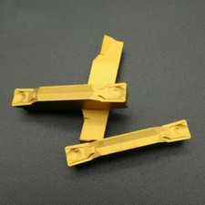 10pcs ZTGD0404-MG 4mm Wide CNC Carbide Cut-Off Grooving Inserts for Steel