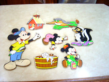 vintage walt disney mickey mouse wall decor 1975 nursery bath time dolly toy