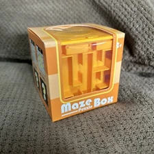 Money Maze Puzzle Gift Boxes, Money Holder Puzzle and Brain Teaser, Orange