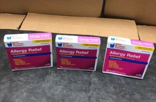 GNP ALERGY RELIEF PILLS DIPHEDRYL 25 MG 24CT EACH BOX 72 TOTAL NEW FREE SHIPPING