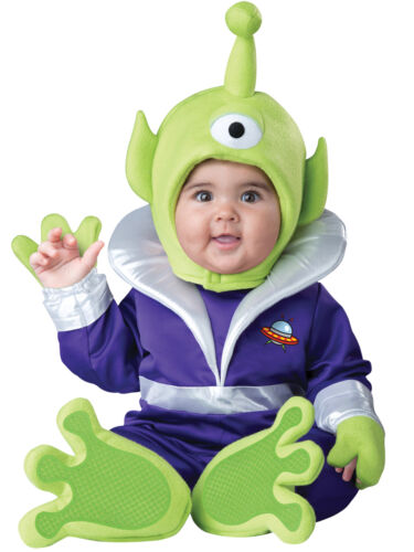Tierra papelería navegación Mini Disfraz Marciano Niño Pequeño Bebé Monstruo Alienígena Marte Mono  Unisex Halloween | eBay