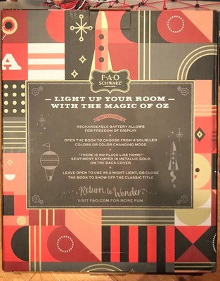fao schwarz led book light