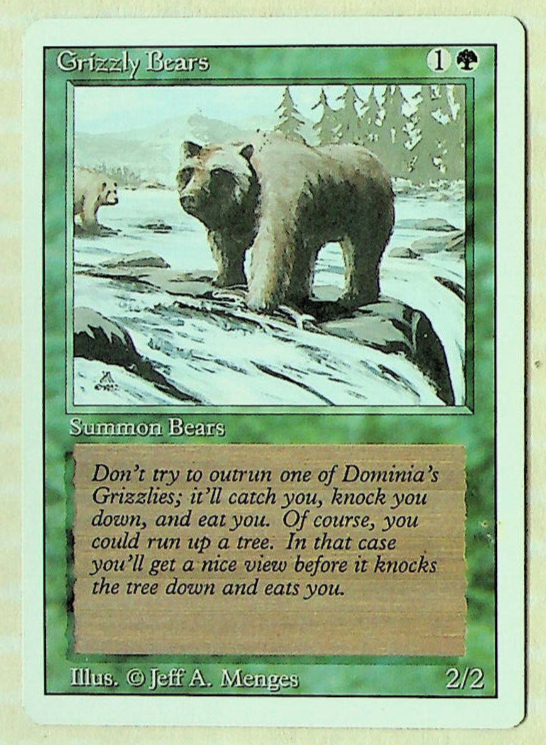 Grizzly Bears - Revised Series - 1994 - Magic The Gathering | eBay