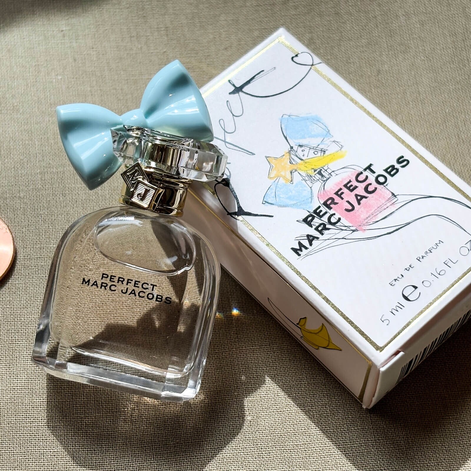 Marc Jacobs Perfect Eau de Parfum EDP MINI Splash Dabber .16oz, 5ml New in Box