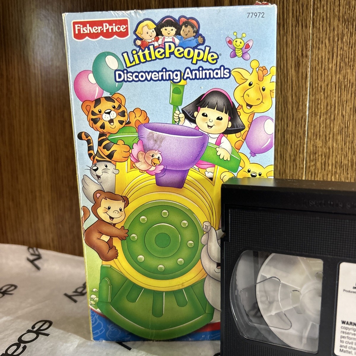 Fisher Price Little People Discovering Animals Volume VHS Tape