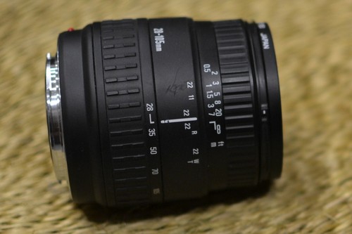 ORIGINAL SIGMA AF ZOOM F=28-105MM 1:4-5,6 POUR MINOLTA AF No.1024755 Lens Japan - Picture 3 of 9