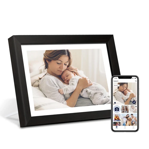 Anmecs Smart Digital Picture Frame 10.1 Inch 1280x800 IPS Touch Screen 16GB - Picture 1 of 7