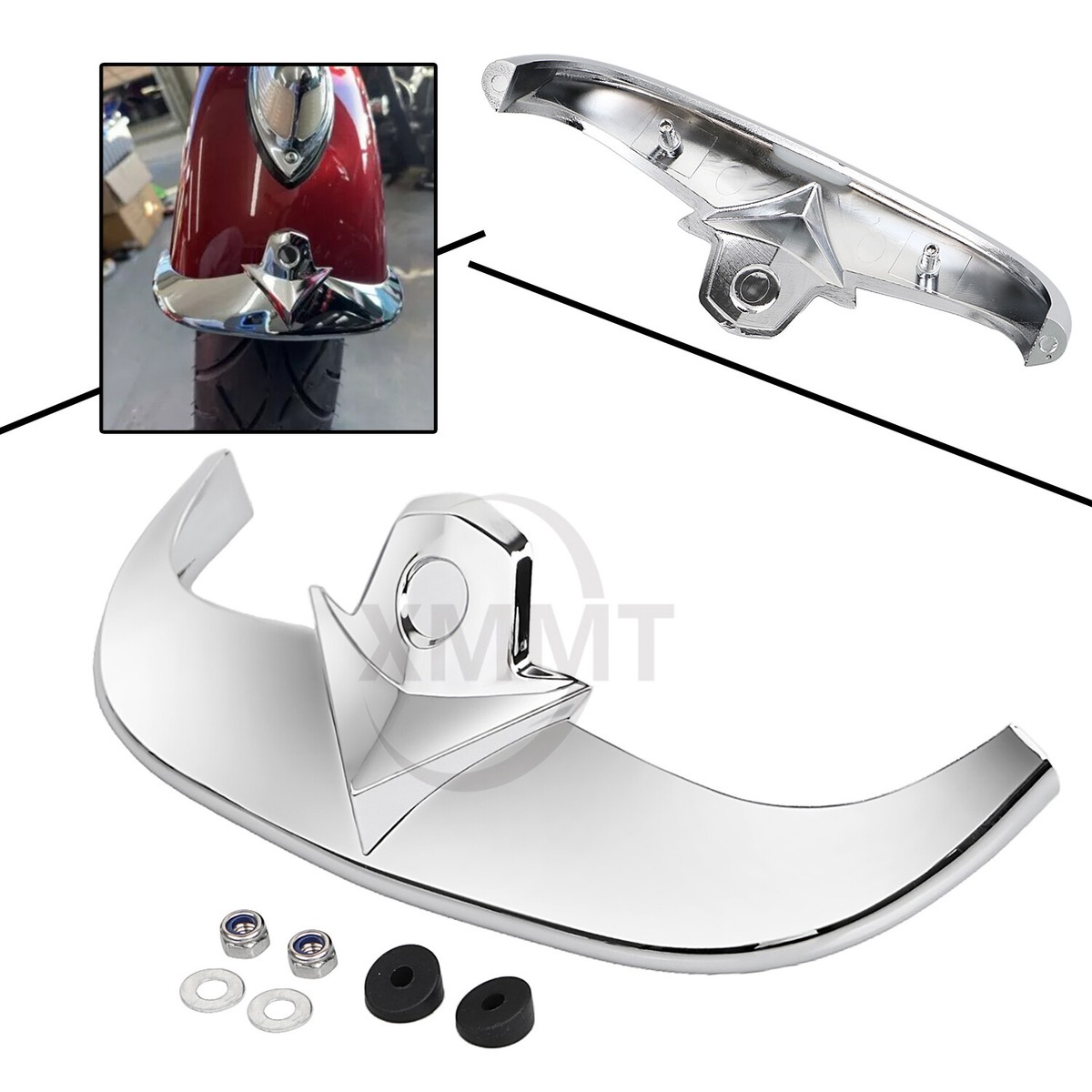 Front Fender Tip Trim For Harley Softail Heritage Springer Classic
