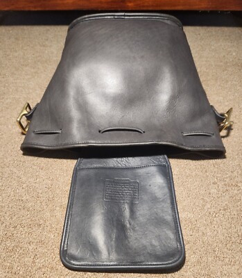 Vintage Coach Lula's Legacy Black コーチ Vintage COACH Lula's Legacy Black Leather Drawstring Bucket