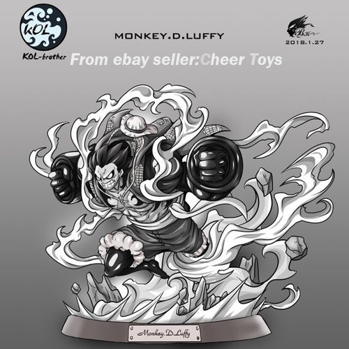 KOL Studio 1/6 One Piece Fourth Gear Monkey D. Luffy GK Model Toys in stock - Picture 11 of 12