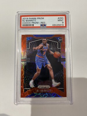 その他 RJ Barrett RC rookie auto PSA9 2019 Panini Mosaic RJ
