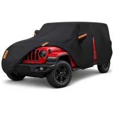 Jeep Wrangler Car Cover 4 Door 2006-2026 JK JL Waterproof Outdoor Full Cover