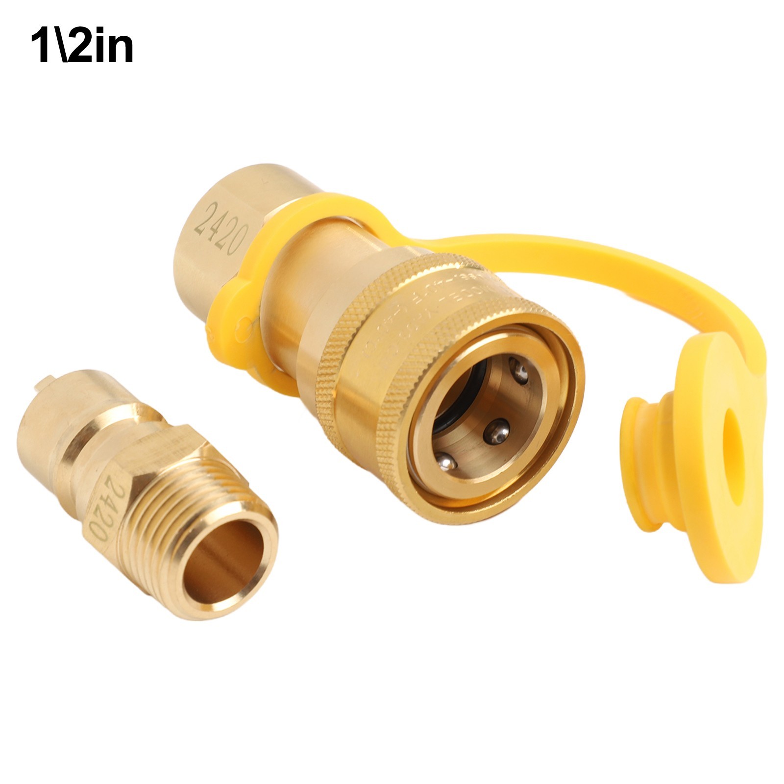 Secure and Reliable Brass Quick Connection Adapter for Low Pressure Use