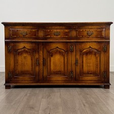 Antique 20th Century Fine Quality Sideboard In Oak ( REF AF-4317 )