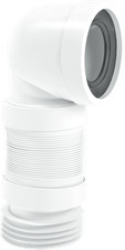 Mcalpine WC-CON8F 90° Flexible Wc Connector - Connection To Toilet & Waste Pipe
