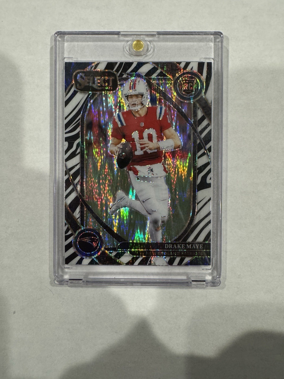 2024 Drake Maye Select Zebra Shock Rookie Club Level RC #218 🔥🔥