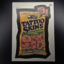 Topps Wacky Packages 1991 Peel Off Sticker Tattoo Skins #26