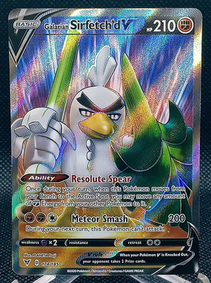 Galarian Sirfetch'd V 174/185 Ultra Rare Vivid Voltage Pokemon TCG NM
