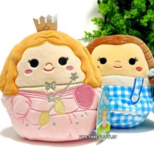Squishmallows Wizard Of Oz 85th 8" WICKED Glinda Good Witch Dorothy Plush Set