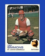 1973 Topps Set-Break # 85 Ted Simmons VG-VGEX (crease) *GMCARDS*