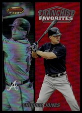 2020 Bowman's Best Chipper Jones #FFA-CJ 2000 Franchise Favorites