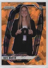 2024 Panini Prizm WNBA Orange Ice Prizm Kate Martin #148 0v2u