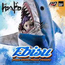 Threezero Dorohedoro Ebisu Peace Sharks Mascot 1/6
