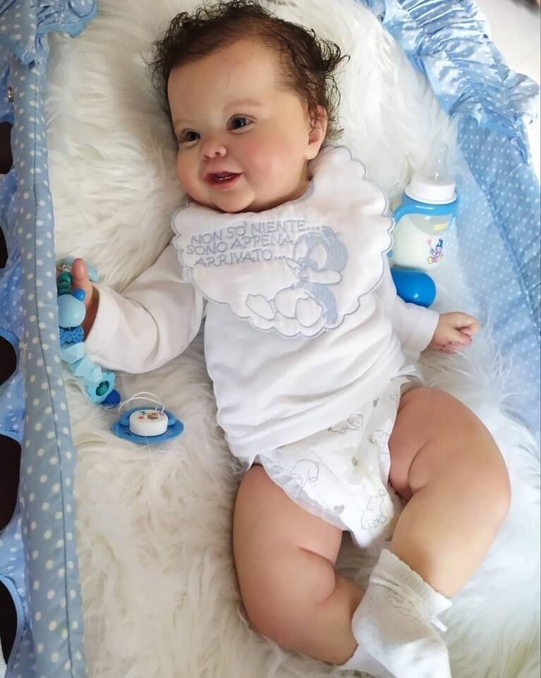 NPK 24 Soft Body Real Reborn Baby Girl Lifelike Silicone Vin