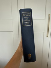 Margaret Thatcher SIGNED "The Downing Street Years" First Edition 1993 HarperCol