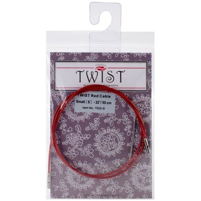 Chiaogoo Red Lace Interchangeable Knitting Needle Set 22 55Cm Cable With Key
