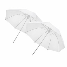 33" White Photography Umbrella Set 2 pcs Diffuser Soft Light Studio Lighting New