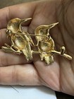 SALE! New Brooch Of Red And Purple Birds On A Branch — photo 6