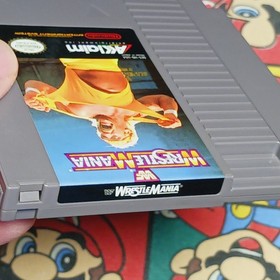 WWF WrestleMania (Nintendo NES) Authentic/Cleaned/Tested Wrestling Game WWE