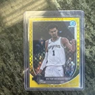 2025-26 Bowman Chrome Victor Wembanyama Yellow Mojo Refractor /75 Spurs 🔥