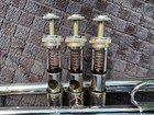 Gently Used Getzen Eterna Flugelhorn and Trumpet Combo with mouthpieces and case — photo 7