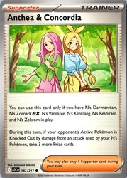Anthea & Concordia 182/217 Mega Evolution: Ascended Heroes Uncommon Trainer Supporter