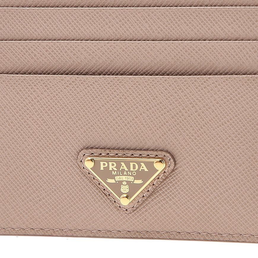 Prada Triangular Logo Card Holder 132698342 thumbnail 6