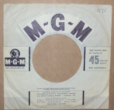 "M.G.M","Company Sleeve","Original","45rpm","7inch","Record","Vintage",, ;0>