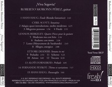 ROBERTO MORONN PEREZ ¡VIVA SEGOVIA! NEW CD