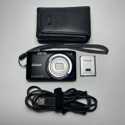 Nikon Coolpix S2700 16MP Digital Camera Tested + Charger, Battery, Nikon Case