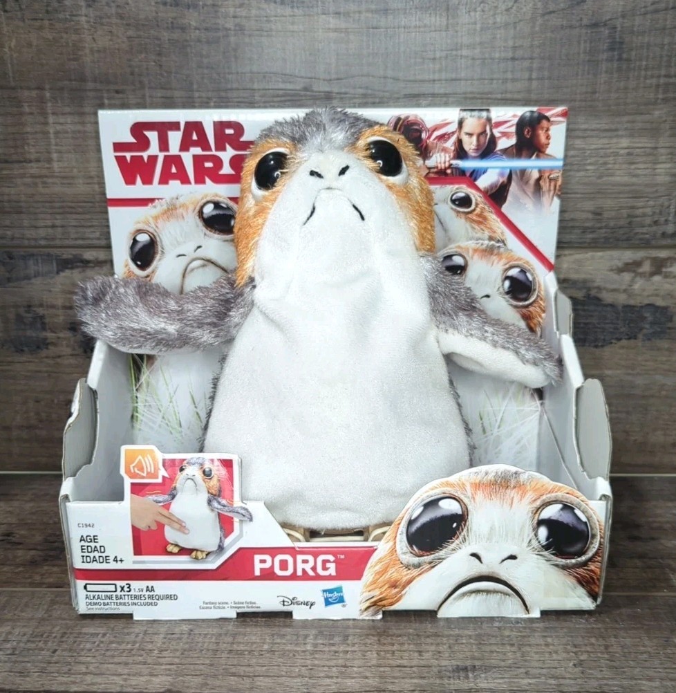 Star Wars The Last Jedi PORG Electronic Plush *New In Box* H