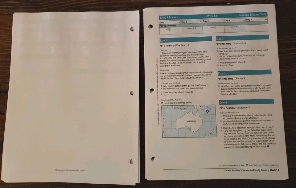BookShark Readers level 4 With Schedule - Image 3 of 4