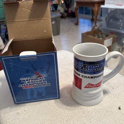 2004 National League Champions- Stl Cardinals 15th Year Anniversary Beer Stein