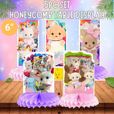 CALICO CRITTERS CENTERPIECE TABLEWARE PARTY SUPPLIES BIRTHDAY DECORATION THEME