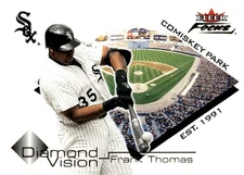 2001 Fleer Focus #14 DV Frank Thomas Diamond Vision