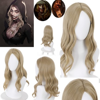 Resident Evil Village Bela Moth Lady mid-length Long Wavy hair Hair Wig Full Wig