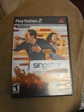 SingStar Amped (Sony PlayStation 2, 2007) With Case & Manual ~ Complete PS2 Game