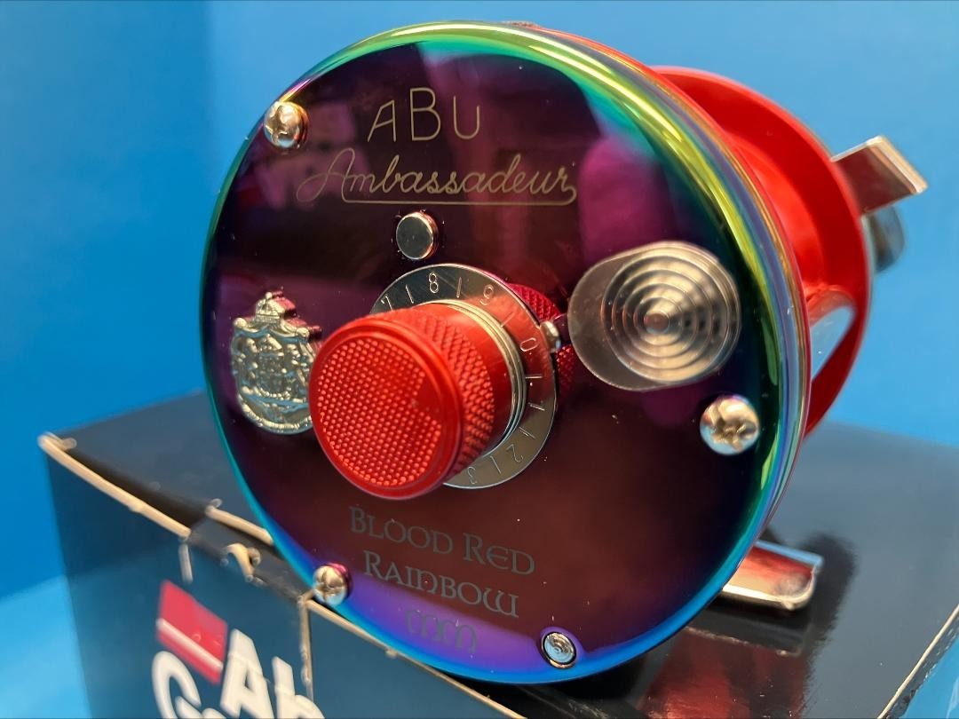 Abu Garcia AMBASSADEUR 6500 CS Rainbow BLOOD RED MM PRO ROCKET