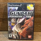 Mobile Suit Gundam: Federation vs. Zeon (Sony PlayStation 2, 2002)cib Rare  Read
